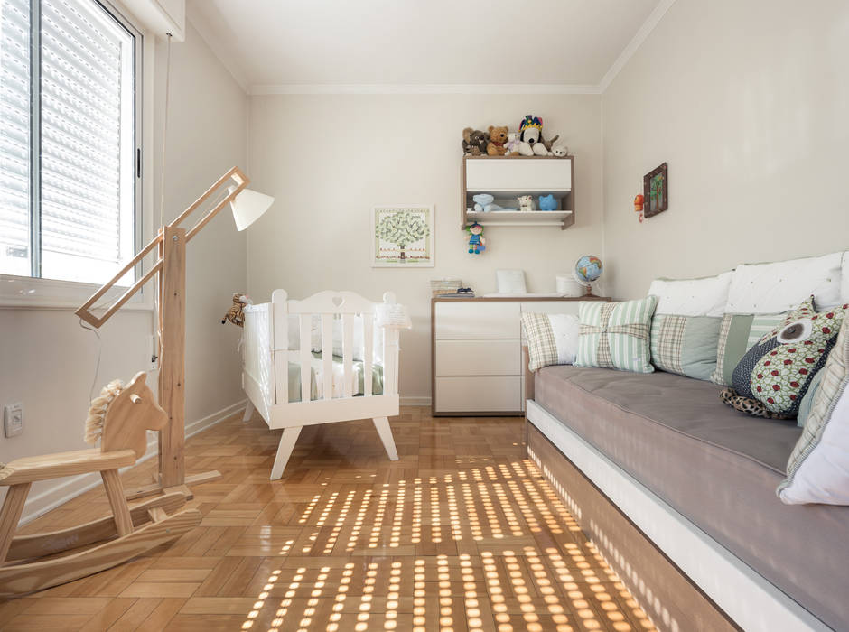 Dormitório bebê Blacher Arquitetura Quarto infantil eclético