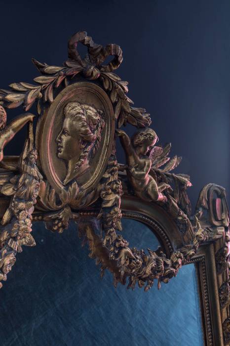 Detalhe Espelho Albus Salas de estar ecléticas Acessórios e Decoração