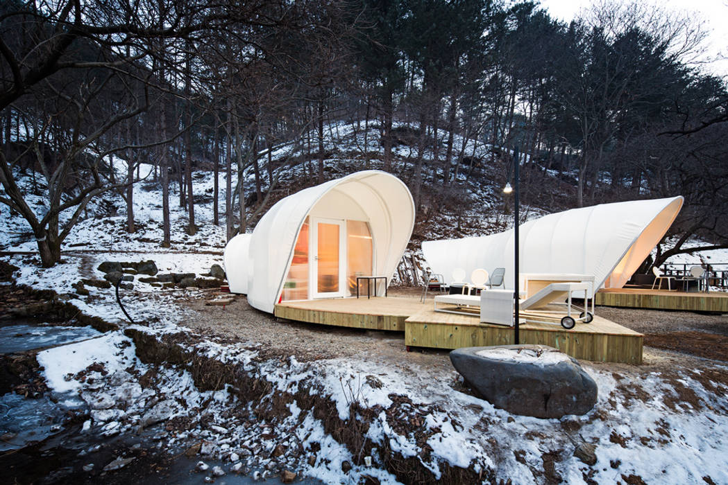 Glamping by ArchiGlam, 건축공방 'ArchiWorkshop' 건축공방 'ArchiWorkshop'