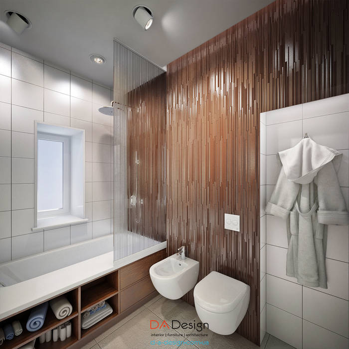 Suburban residential, DA-Design DA-Design Bagno minimalista