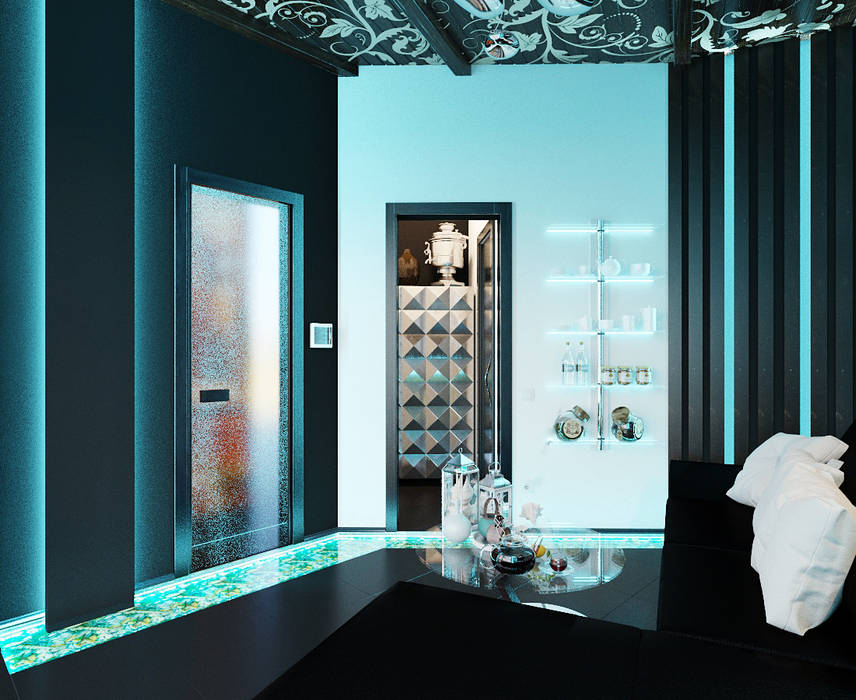 Ванная комната в стиле SPA салона, Студия дизайна ROMANIUK DESIGN Студия дизайна ROMANIUK DESIGN Modern style bathrooms