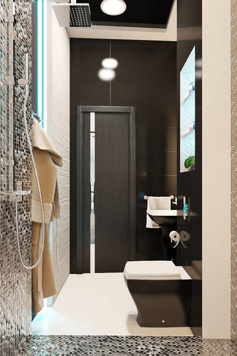 Ванная комната в стиле SPA салона, Студия дизайна ROMANIUK DESIGN Студия дизайна ROMANIUK DESIGN 現代浴室設計點子、靈感&圖片