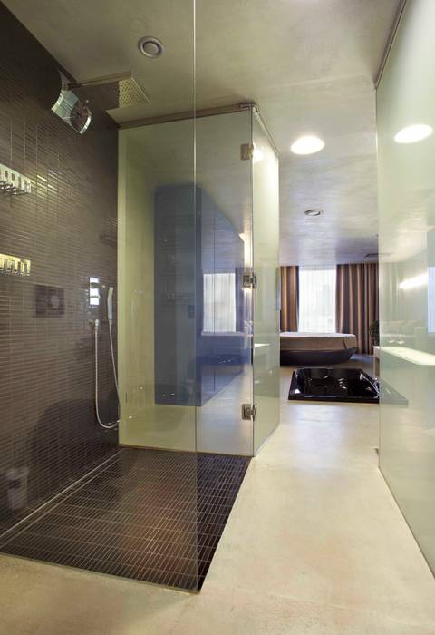 YES, SNOU project SNOU project Ванная комната в стиле минимализм