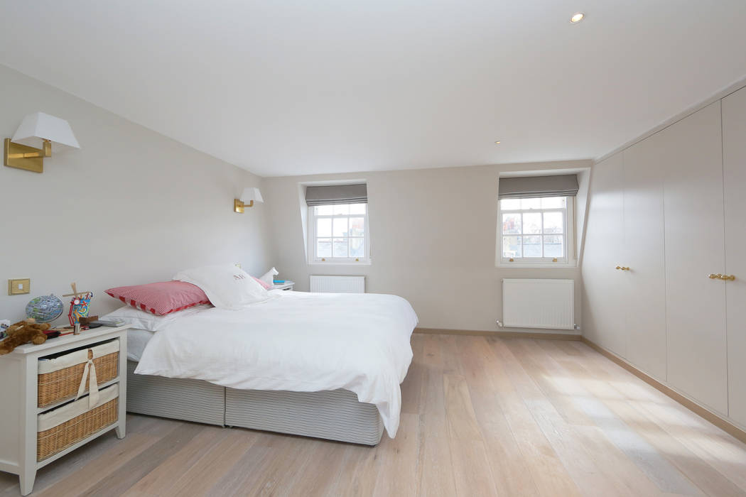 ​double mansard loft conversion chelsea homify Modern style bedroom