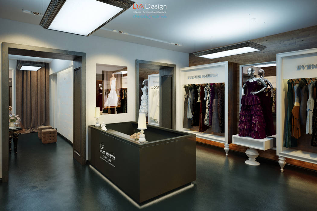 La Novia Couture (project), DA-Design DA-Design Коммерческие помещения Офисы и магазины