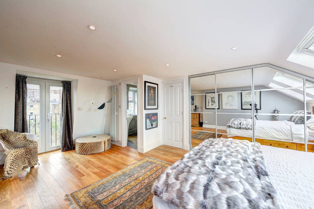 ​mansard loft conversion wandsworth homify Modern style bedroom