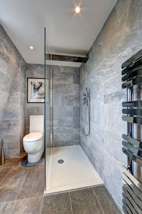 ​mansard loft conversion wandsworth homify Modern Bathroom