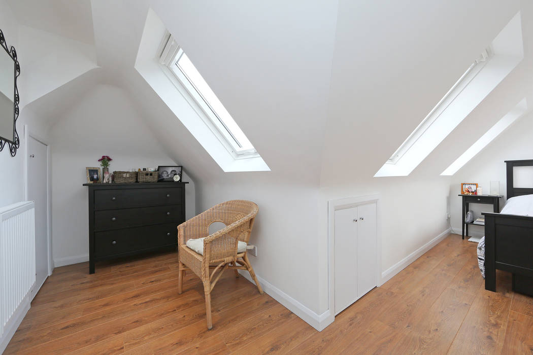 L Shaped Dormer Loft Conversion Richmond Modern Dressing Room By