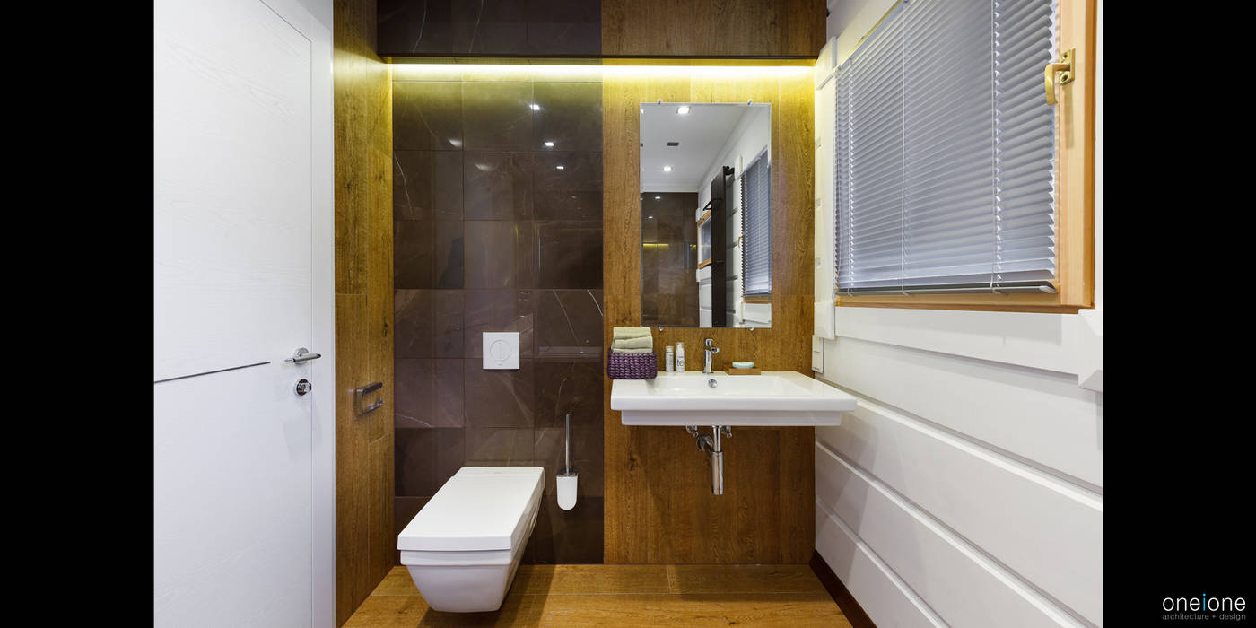 Ванная комната 1 этажа oneione Ванная комната в стиле минимализм