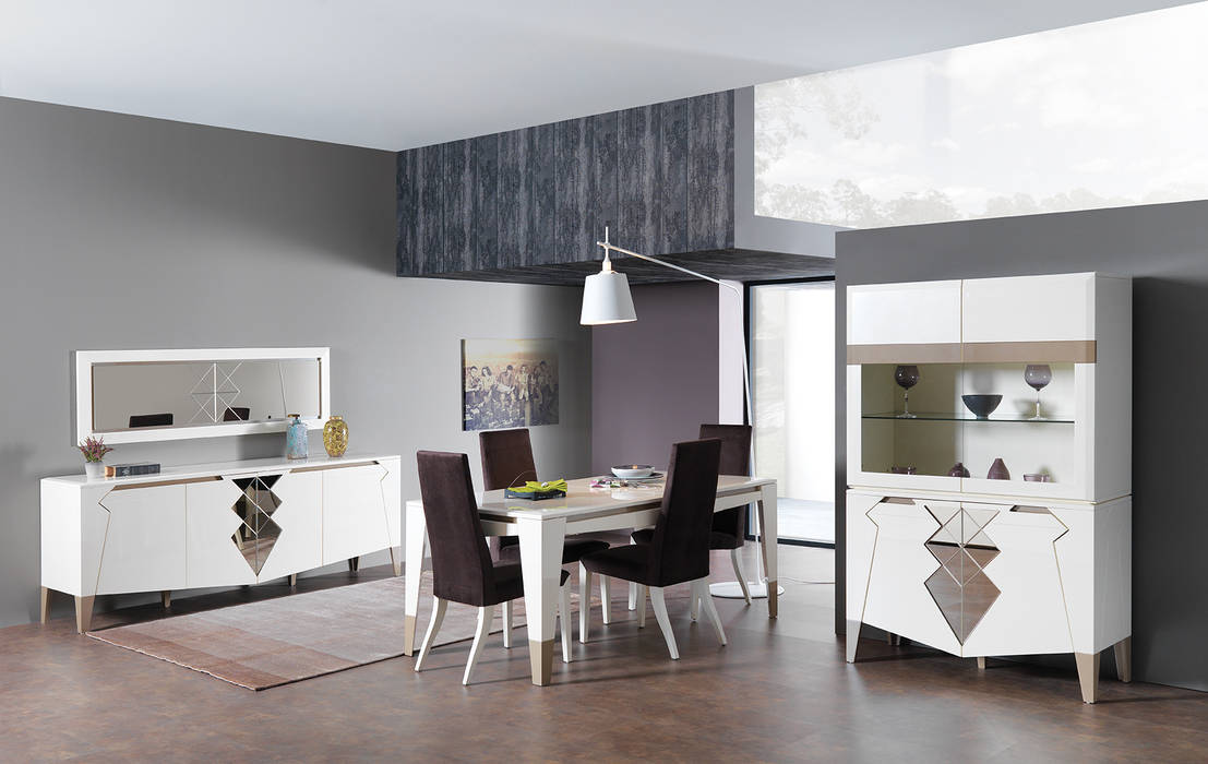 iber yemek odası Trabcelona Design Modern Oturma Odası TV Dolabı & Mobilyaları