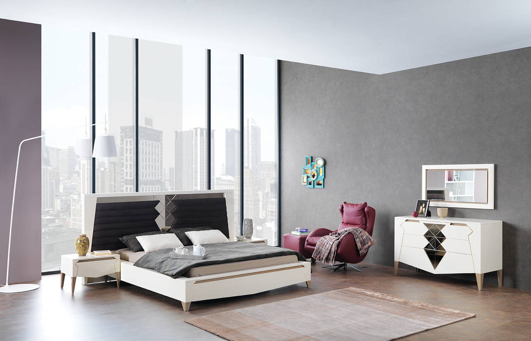 İber y.odası, Trabcelona Design Trabcelona Design Modern style bedroom Beds & headboards