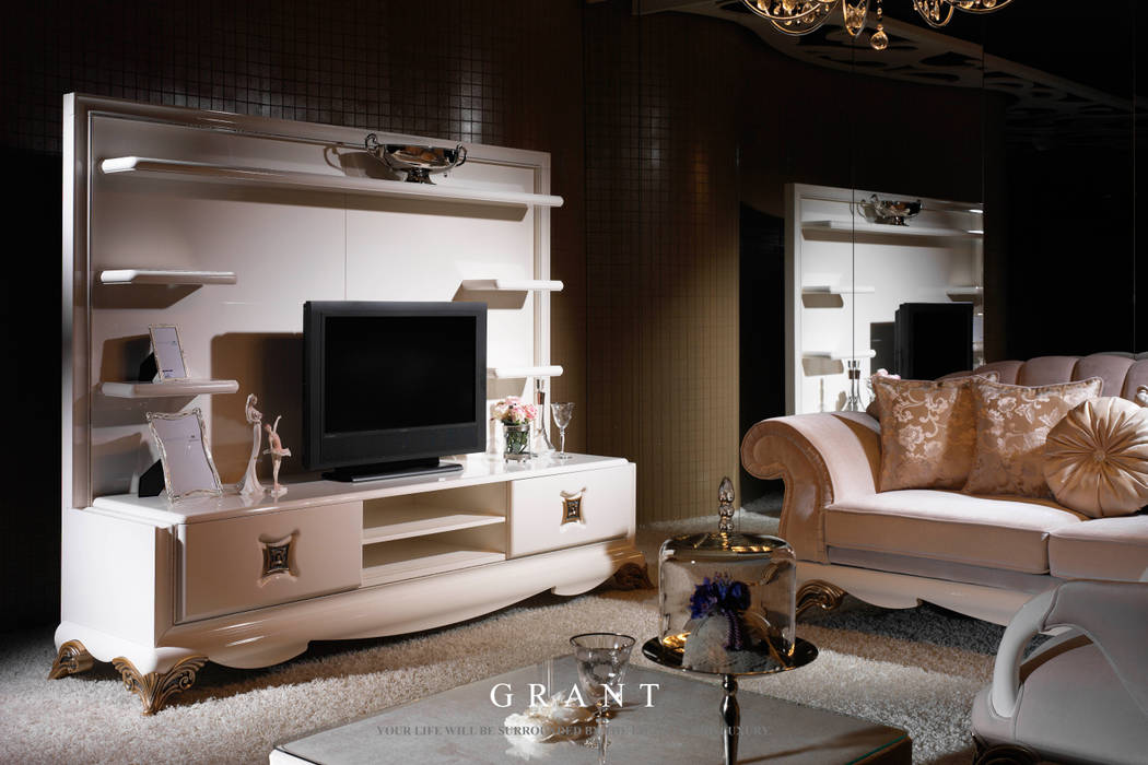 Grant TV ünitesi, Trabcelona Design Trabcelona Design Modern living room TV stands & cabinets
