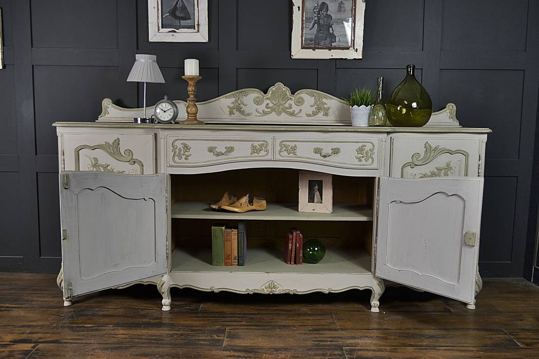 4 Door Shabby Chic French Sideboard, The Treasure Trove Shabby Chic & Vintage Furniture The Treasure Trove Shabby Chic & Vintage Furniture Classic style dining room Dressers & sideboards