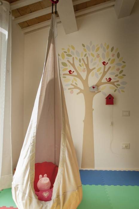 camera da letto bambini - particolare Andrea Stortoni Architetto Camera da letto moderna