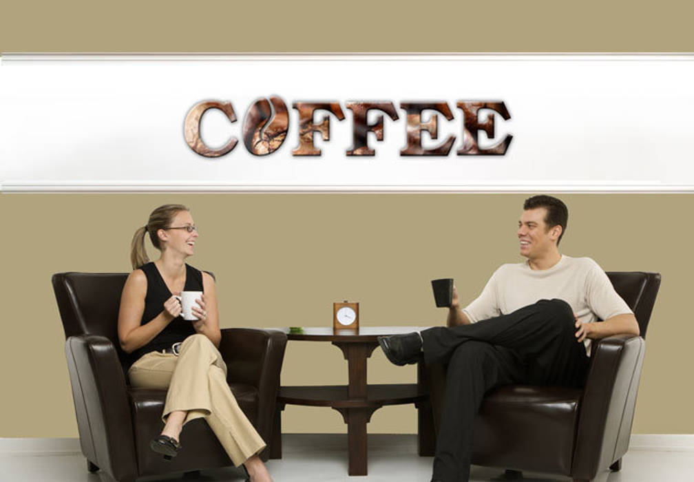 Kaffee, K&L Wall Art K&L Wall Art Стены и пол в стиле модерн Настенный декор