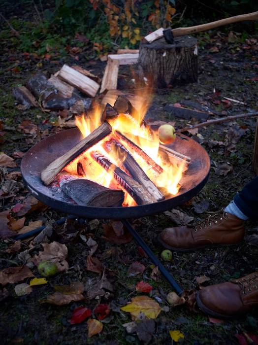 biqju; barbecue, vuurschaal, kookeiland en tafel inéén, biqju biqju Jardins indutriais Barbecues e grelhadores