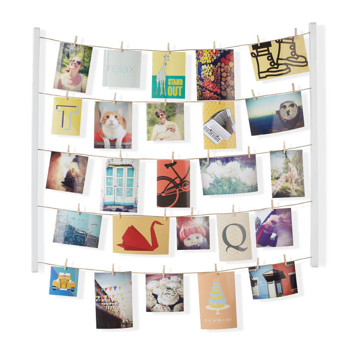 Umbra Hangit Photo Display - White The Pod Company Стіни Зображення та кадри