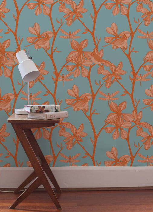 The English Garden, Wallpaper Camilla Meijer Modern walls & floors Wallpaper