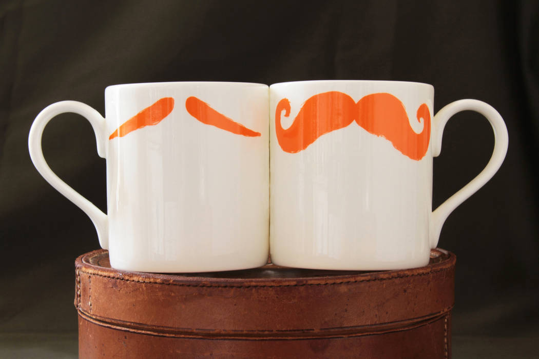 Original Moustache Mug - Maurice Poirot (Ginger) Peter Ibruegger Studio Eclectic style kitchen