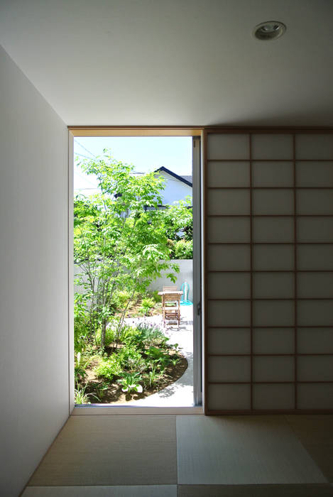 GARDEN from JAPANESE ROOM FURUKAWA DESIGN OFFICE Modern style media rooms