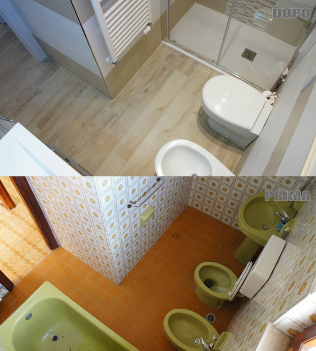 Appartamento Al Mare - Andora, Architetti di Casa Architetti di Casa Colonial style bathrooms