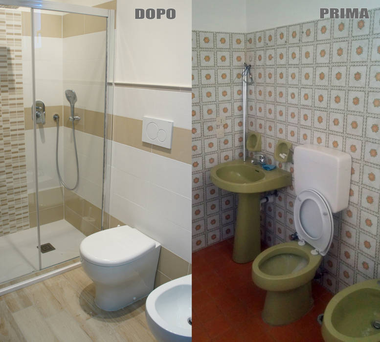 Appartamento Al Mare - Andora, Architetti di Casa Architetti di Casa ห้องน้ำ