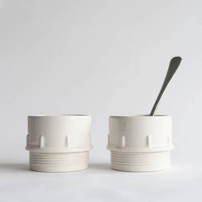 Pipe Condiment Cups, StolenForm StolenForm Industrial style houses Homewares