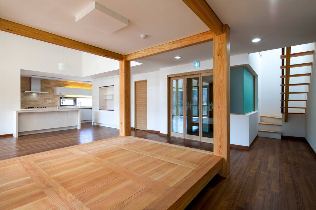 SONGCHU MAPLE HOUSE , IDEA5 ARCHITECTS IDEA5 ARCHITECTS Living room