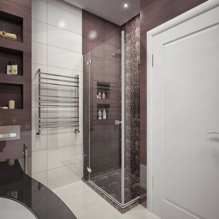 Baños modernos de white & black design studio moderno | homify