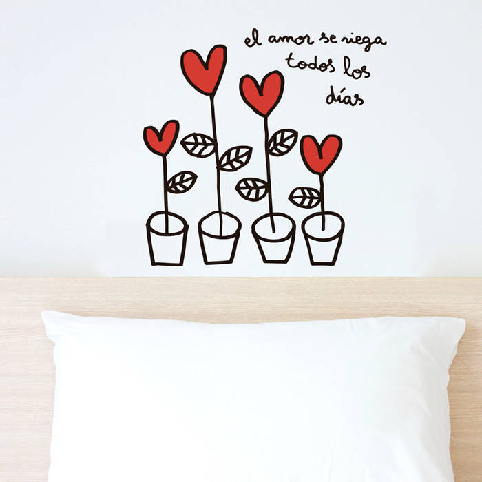 Vinilos de amor ::: Love wall stickers, Chispum Chispum Стіни Настінні татуювання