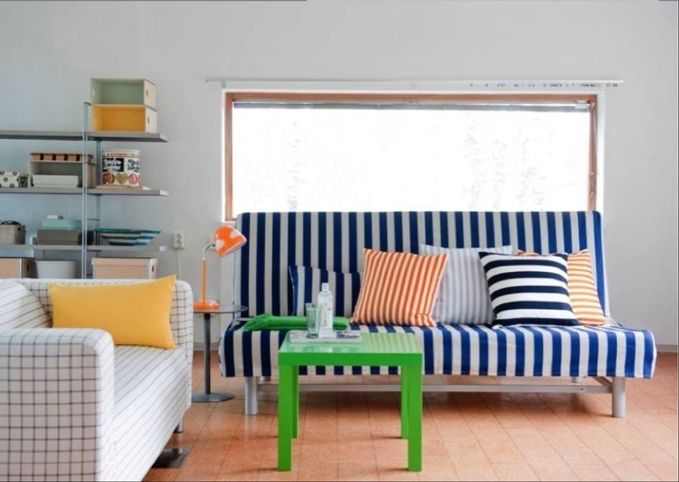 Clevere Design-Tipps für urbanes, kompaktes Leben von Bemz - kleines Schlafzimmer großartig gemacht!, Bemz Bemz 北欧スタイルの 寝室 ベッド＆ヘッドボード
