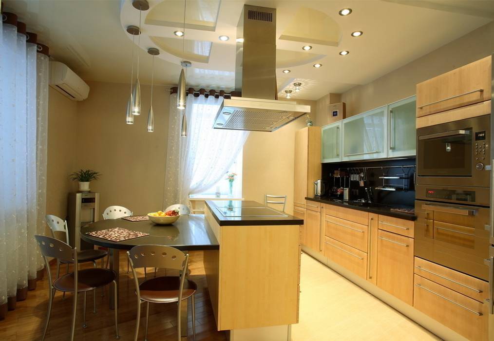 кухня - столовая, стиль контемпорари ( современный) LO designer / architect - designer ELENA OSTAPOVA