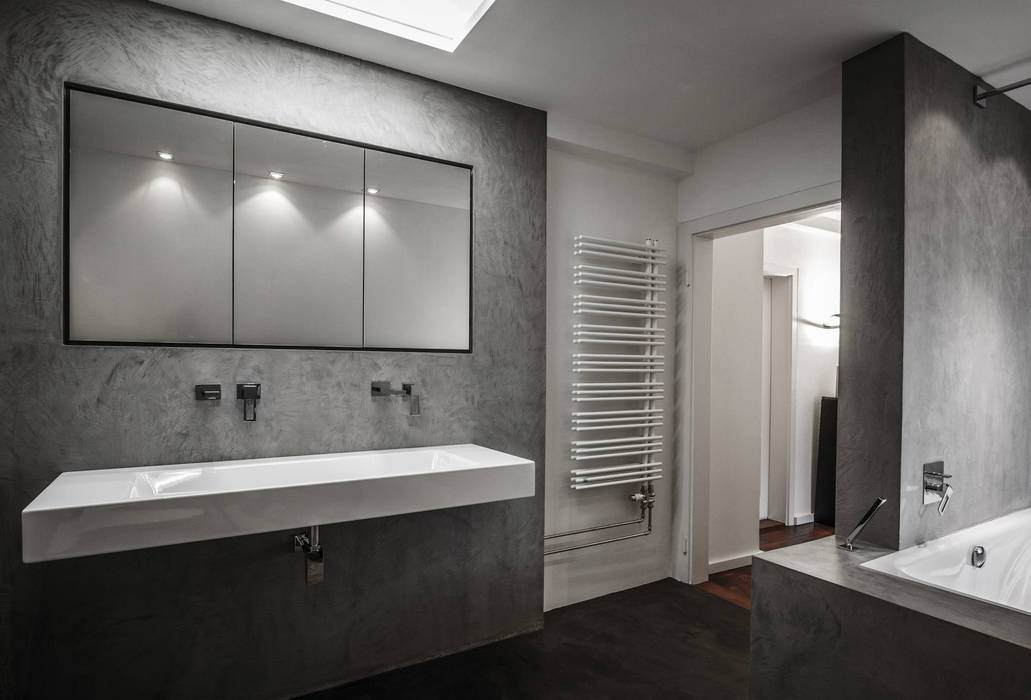 Beton ciré moderne badezimmer von beton-ciré modern | homify