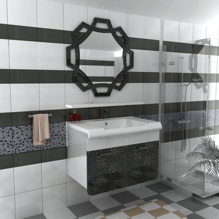 banyo dolabı, Dekoset Çelik Kapı Mobilya San Tic Ltd Şti. Dekoset Çelik Kapı Mobilya San Tic Ltd Şti. Modern bathroom Sinks