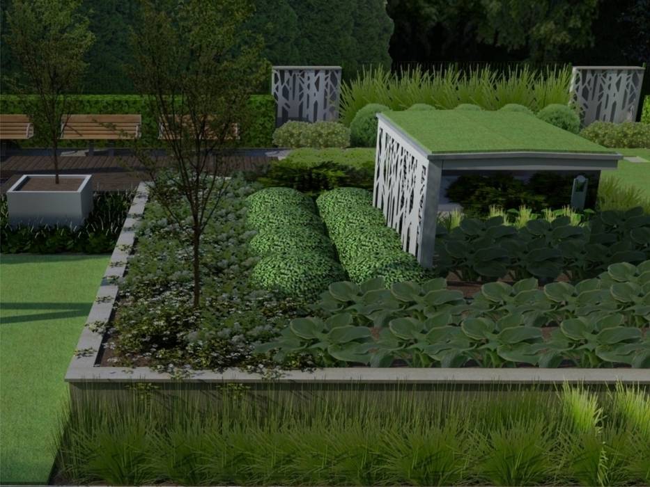 Ogród nowoczesny, Sungarden - Projektowanie i urządzanie ogrodów Sungarden - Projektowanie i urządzanie ogrodów
