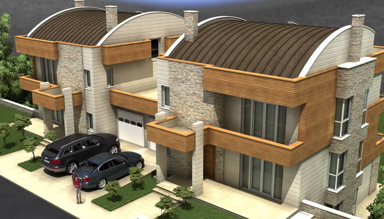 EVE GARDEN VİLLA PROFEM MİMARLIK MÜHENDİSLİK LTD. ŞTİ. Modern Evler