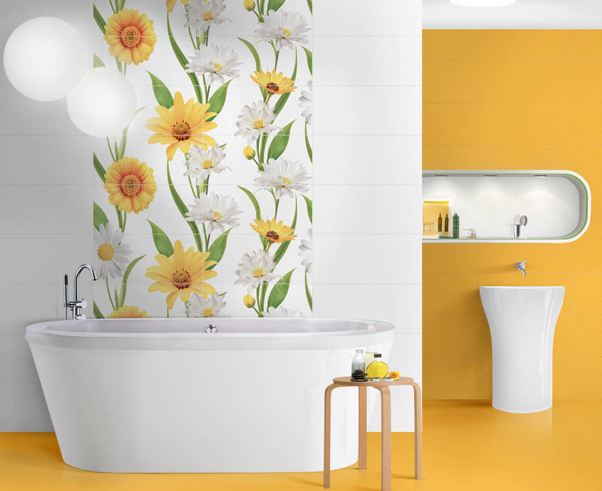 Daisy Chain Target Tiles Badezimmer im Landhausstil Dekoration