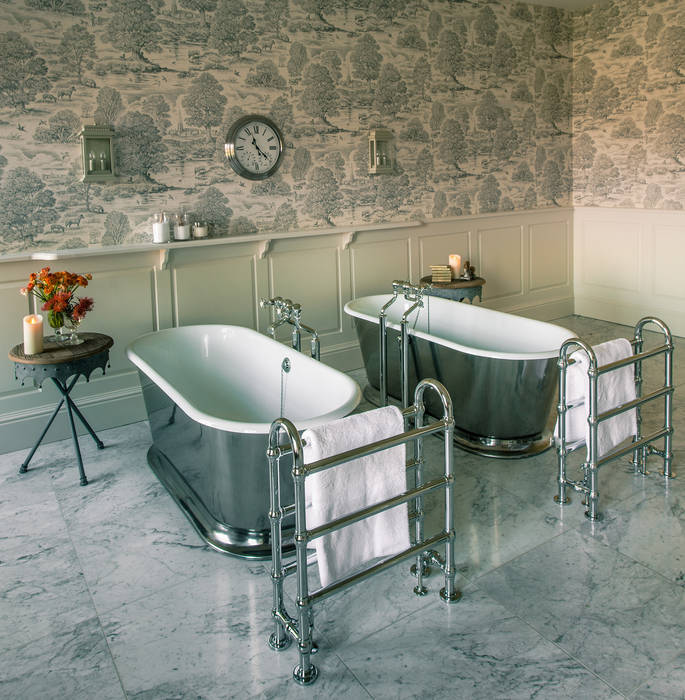 Country Estate, Dorset homify Country style bathroom Bathtubs & showers