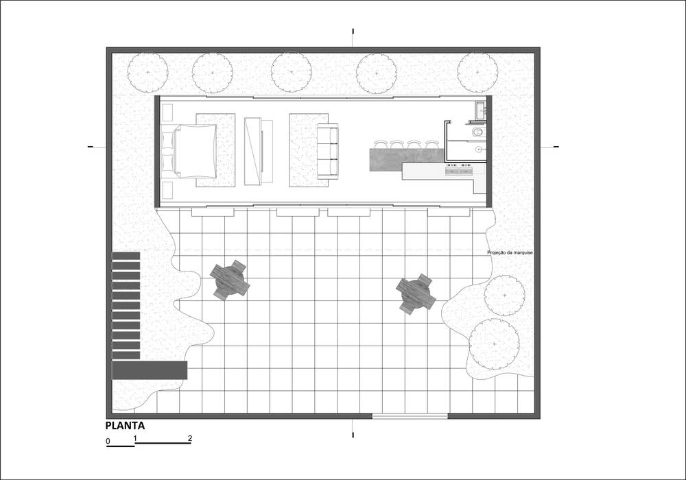 Implantação Ateliê São Paulo Arquitetura