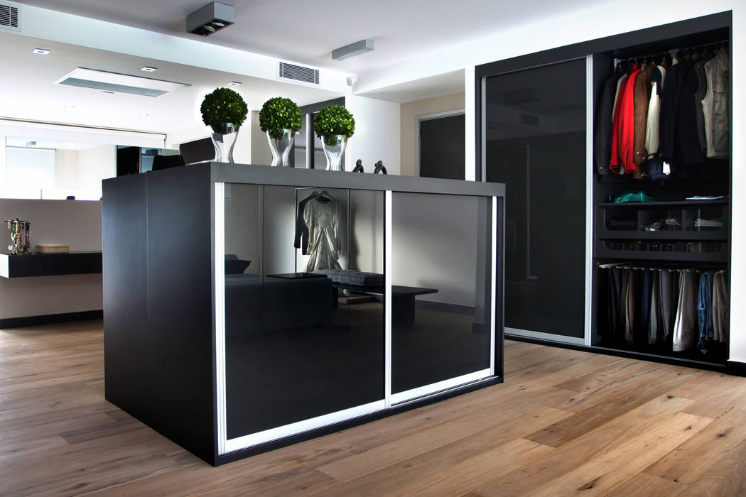 SAHİLEVLERİ PROJE, As Tasarım - Mimarlık As Tasarım - Mimarlık Dormitorios de estilo moderno Armarios y cómodas