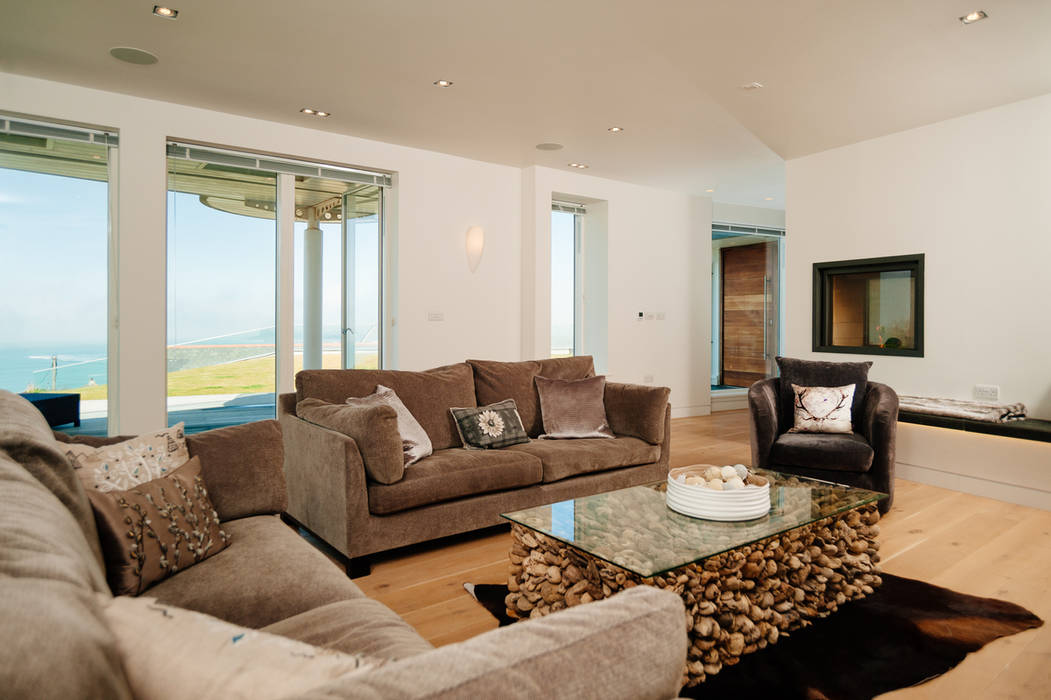 Seagrass, Polzeath, Cornwall homify Salas de estar modernas