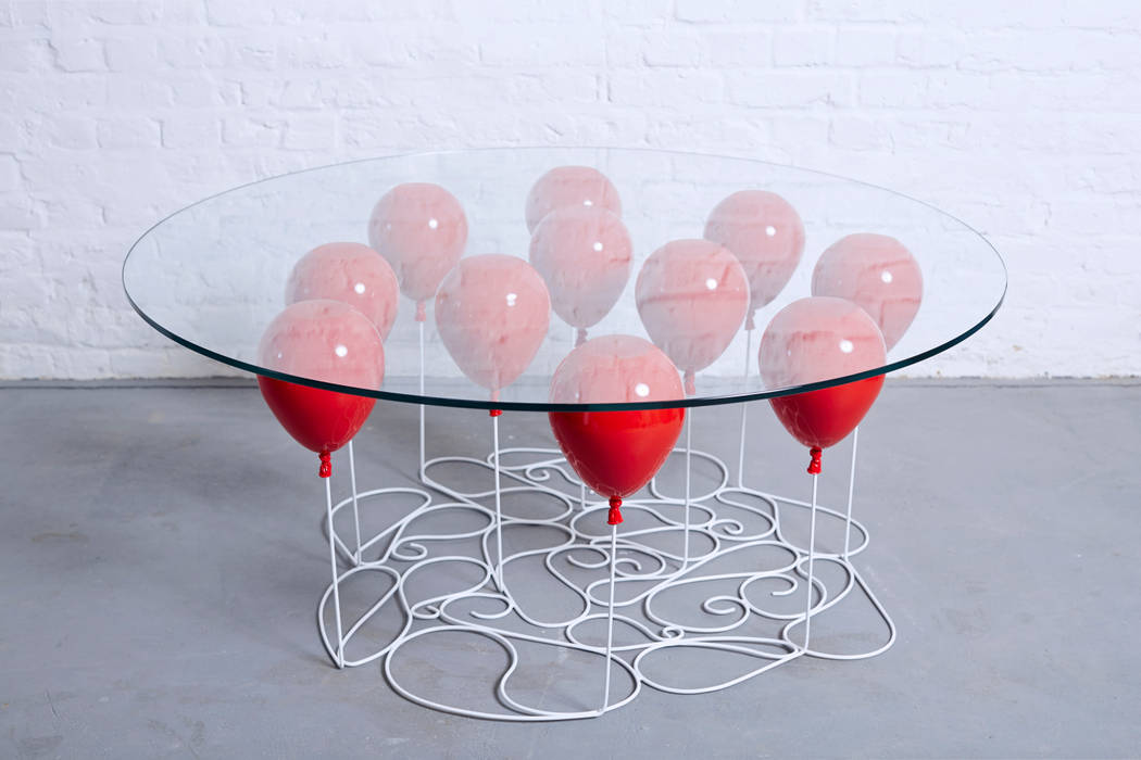 UP Balloon Coffee Table, Round Edition 2015 Duffy London Eklektik Oturma Odası Kenar Masa & Tablaları