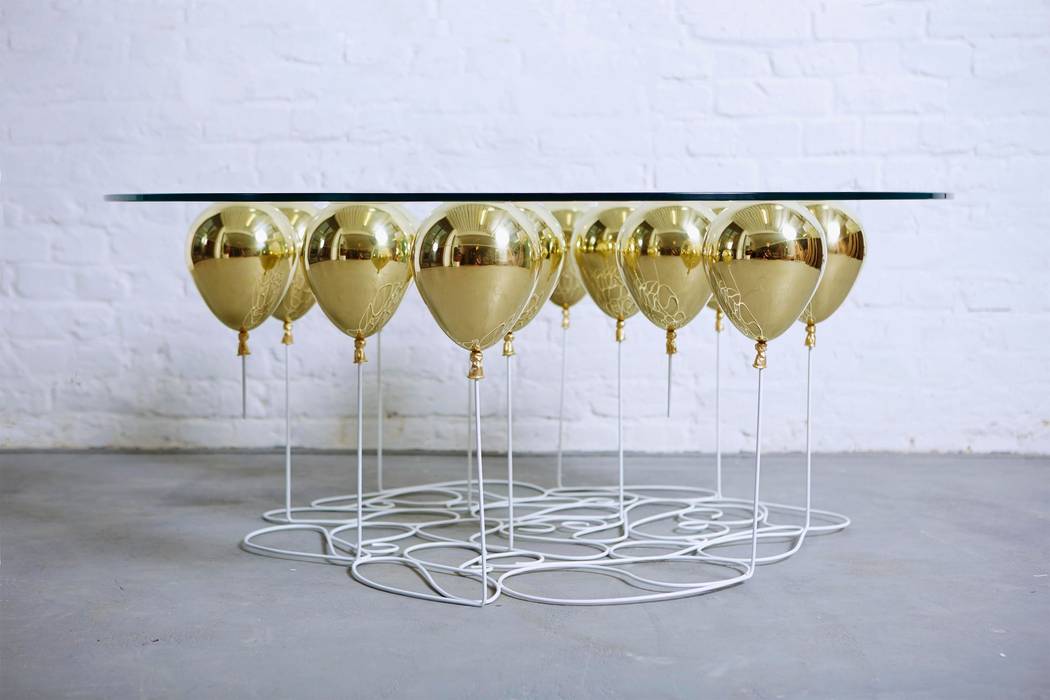 UP Balloon Coffee Table, Round Edition 2015 Duffy London Eclectic style living room Side tables & trays