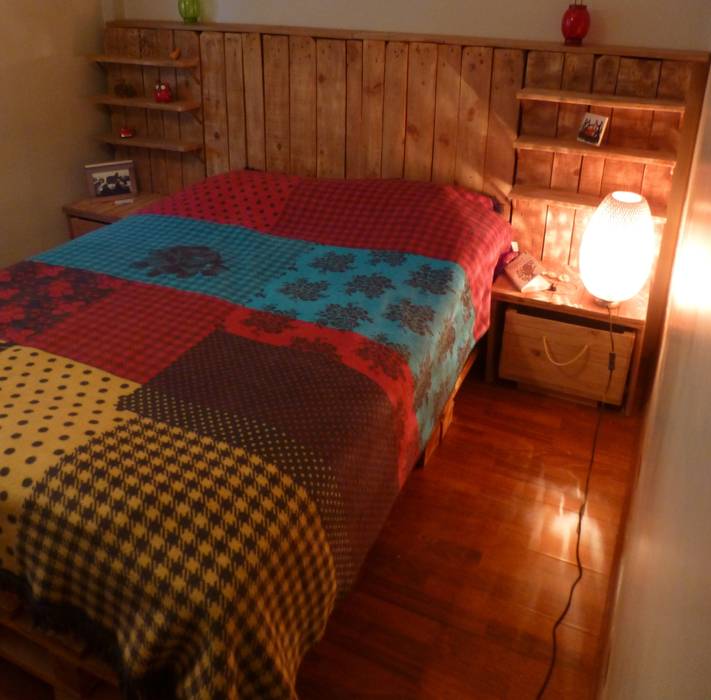 Palet Yatak Odası Atölye Butka Rustik Yatak Odası Yataklar & Yatak Başları
