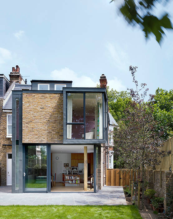 Milman Road - garden elevation Syte Architects 長屋