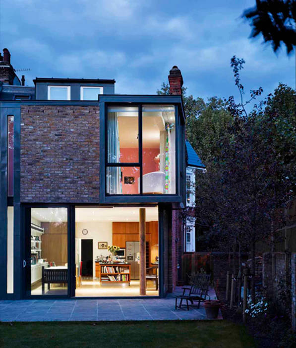 Milman Road - garden elevation Syte Architects Terrace house