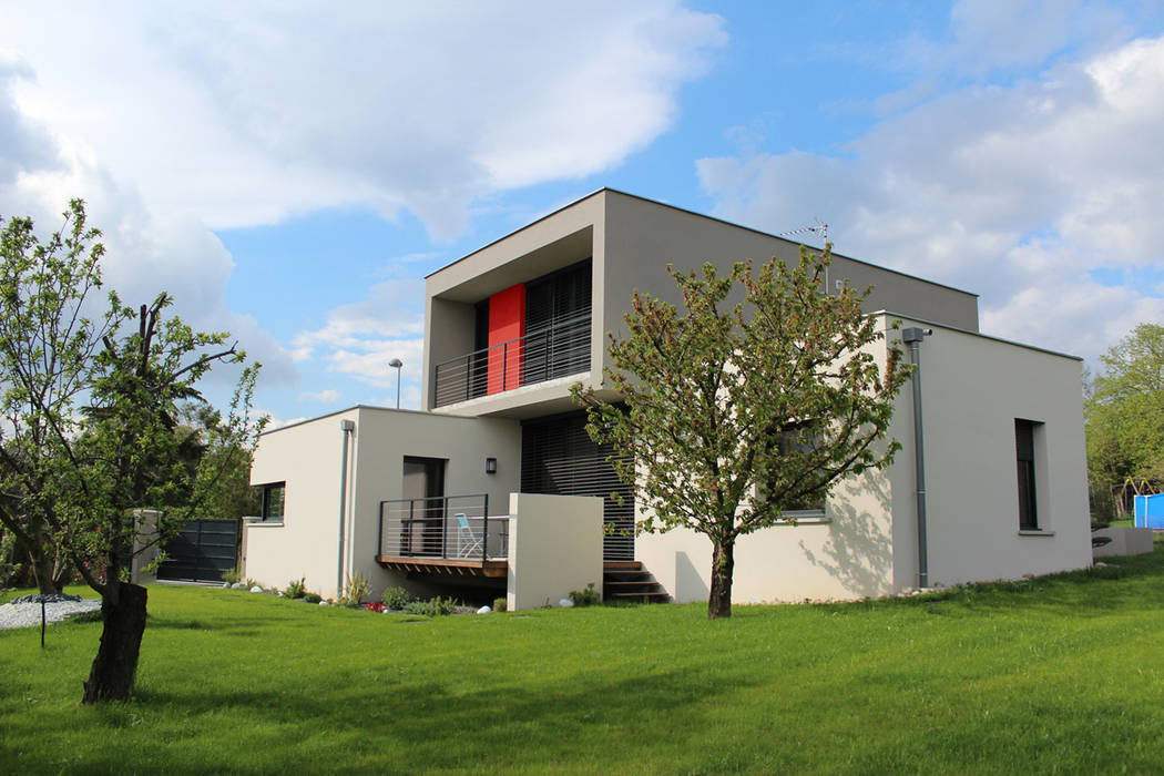 Maison individuelle - Région toulousaine, Atelier d'architecture Pilon & Georges Atelier d'architecture Pilon & Georges Дома в стиле модерн