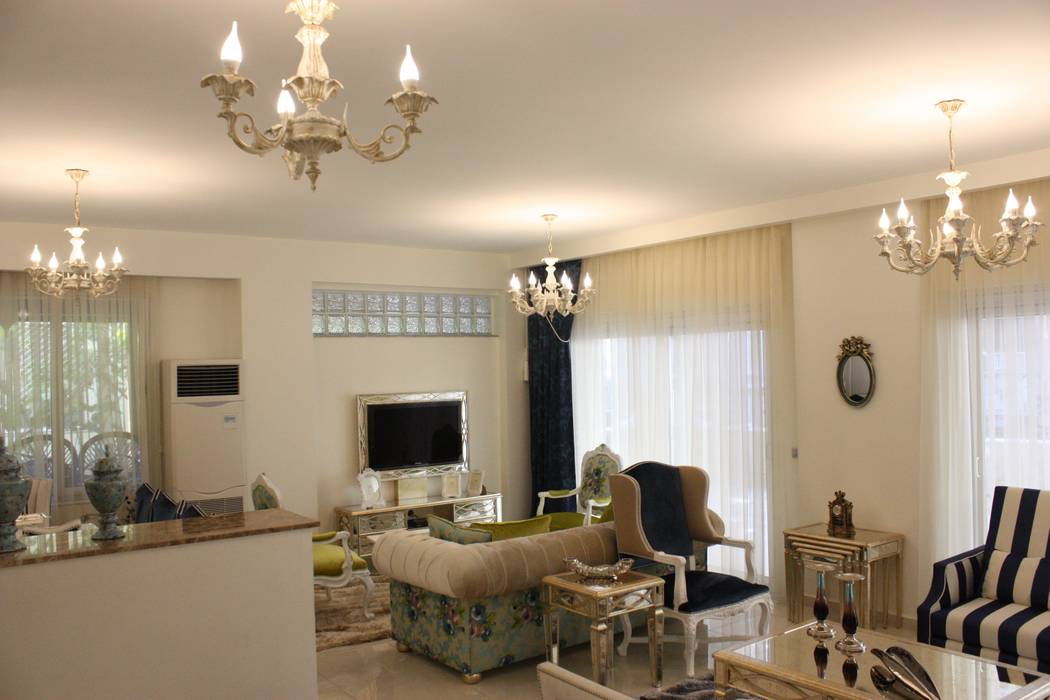VİLLA-2, AYAYAPITASARIM AYAYAPITASARIM Rustic style living room Sofas & armchairs