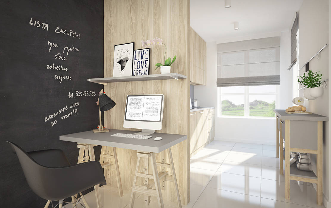 homify Ruang Studi/Kantor Minimalis