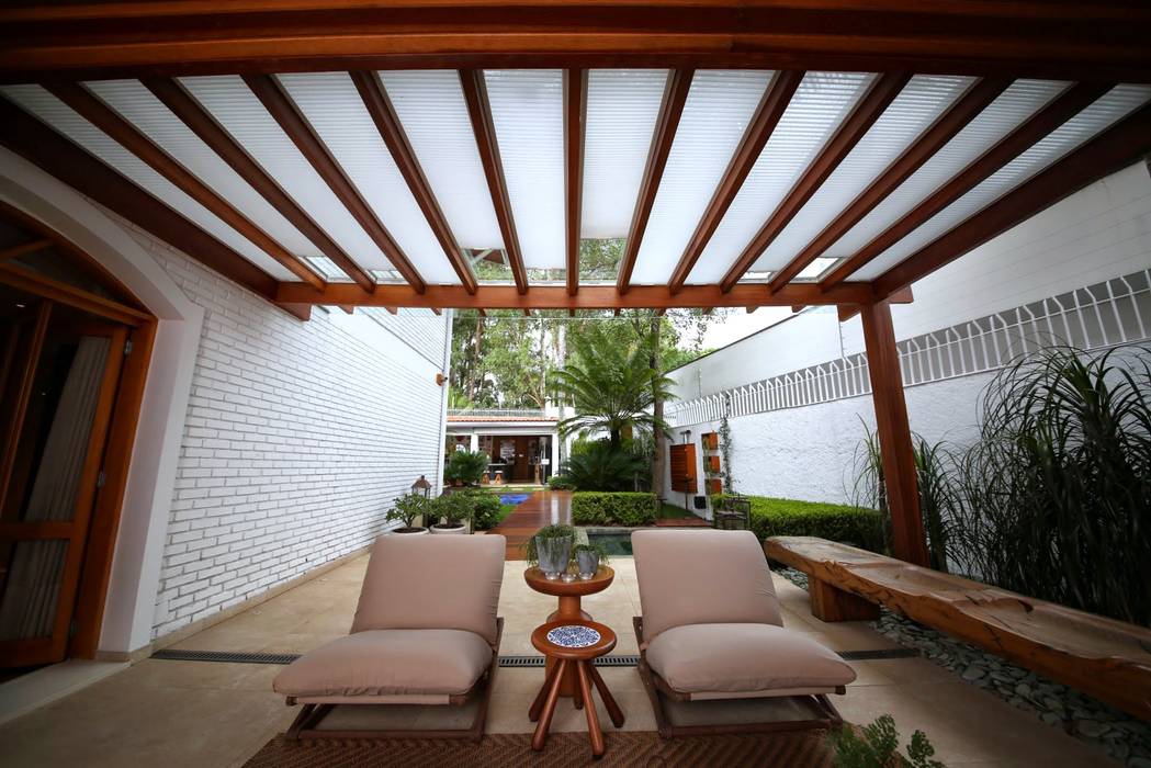 Residência Jardim Marajoara, MeyerCortez arquitetura & design MeyerCortez arquitetura & design Patios